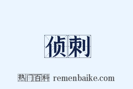 侦刺是什么意思的图片